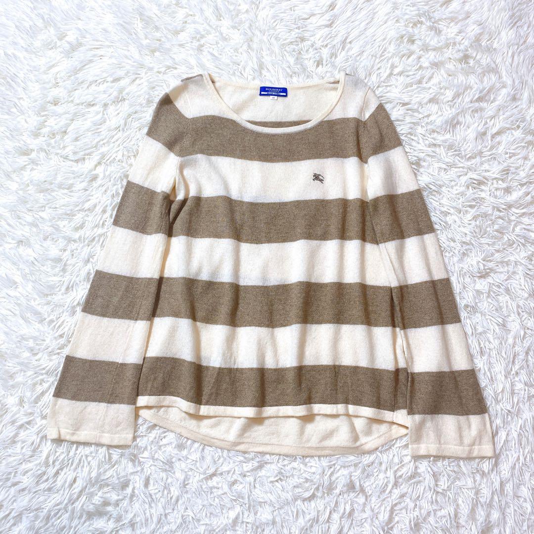 BURBERRY バーバリーブルーレーベル　ニット　セーター　カシミヤ混　長袖
