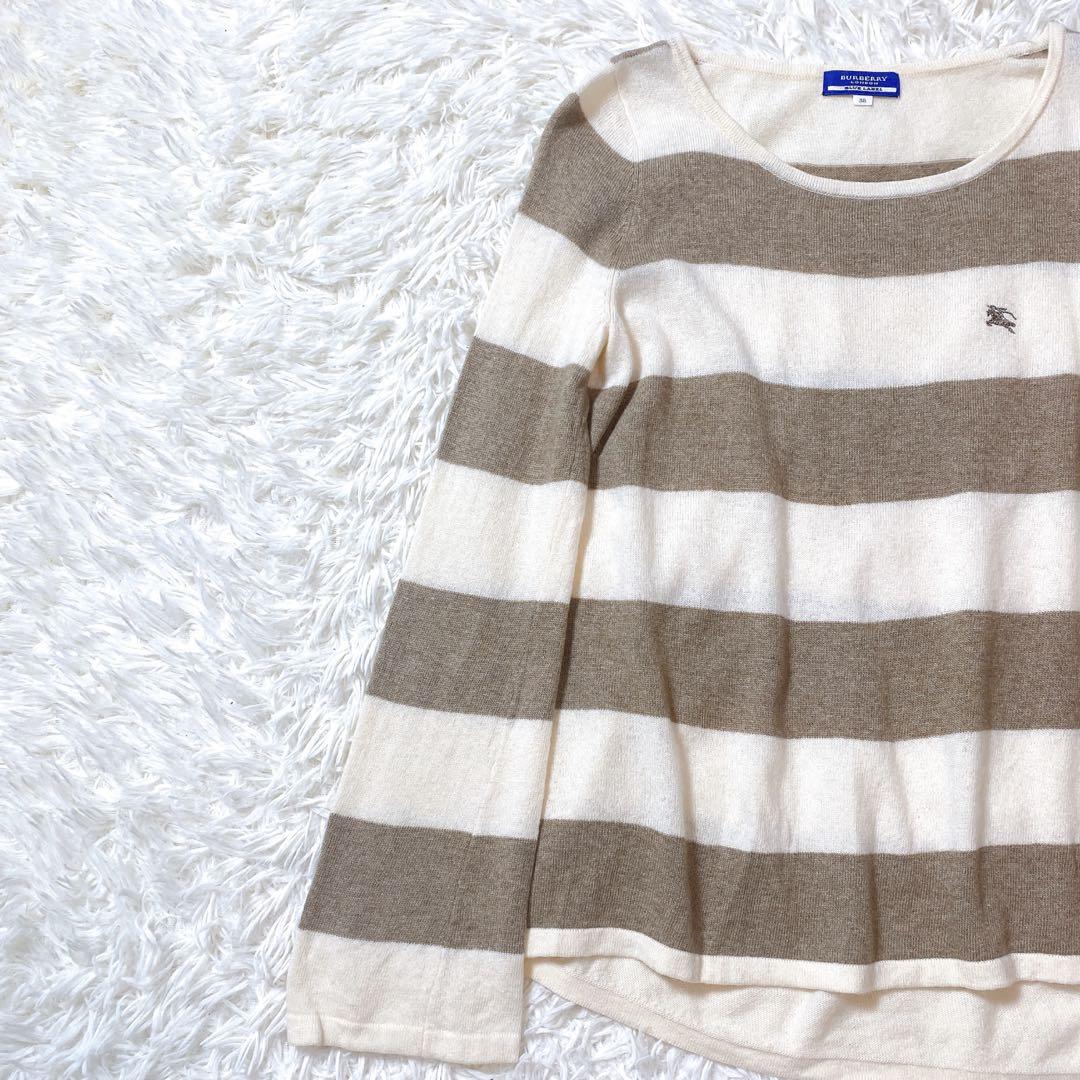 BURBERRY バーバリーブルーレーベル　ニット　セーター　カシミヤ混　長袖