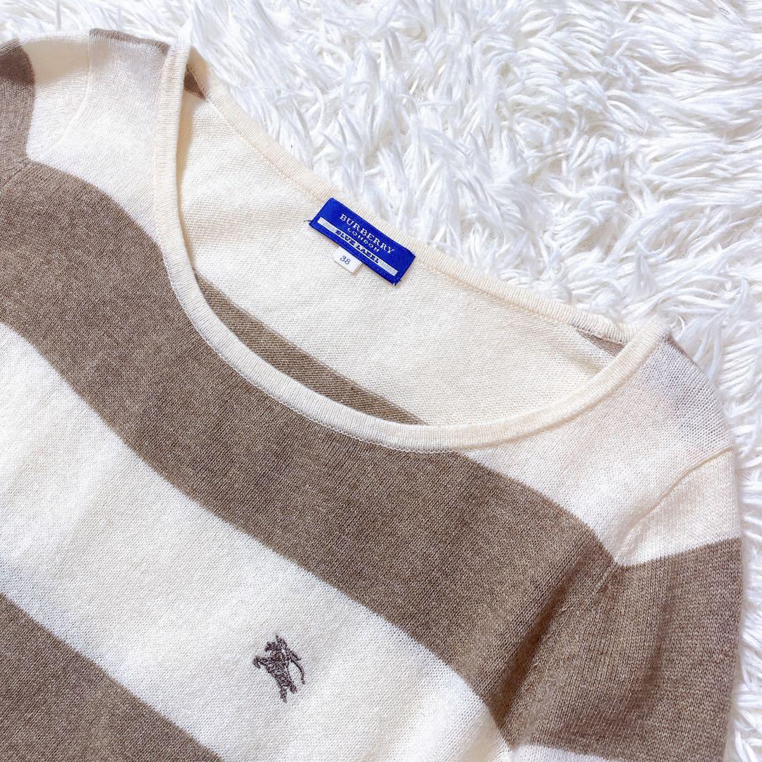 BURBERRY バーバリーブルーレーベル　ニット　セーター　カシミヤ混　長袖