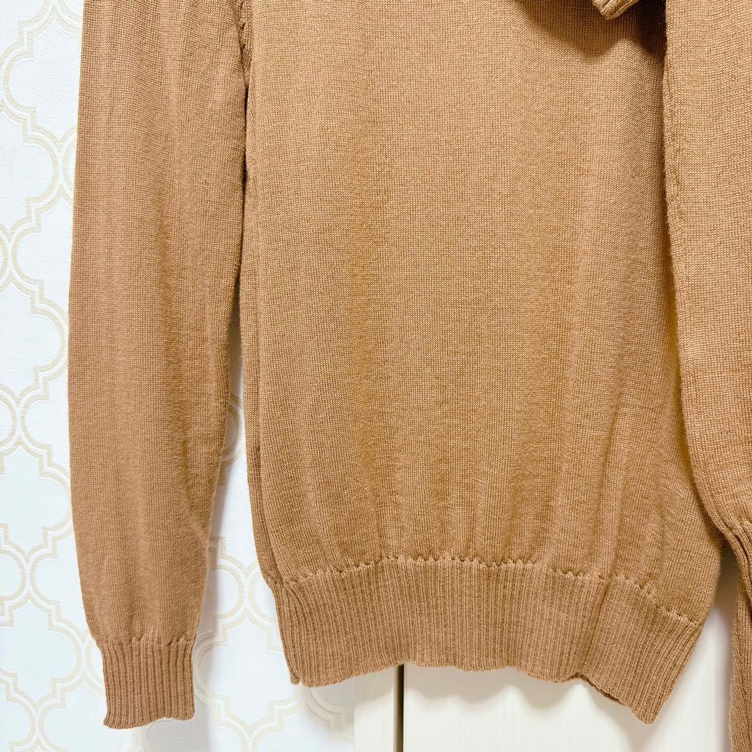 BURBERRY アンサンブル キャメル 長袖カーディガン 半袖ニット 2点 M