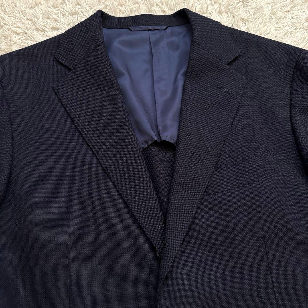 ★ホップサック★ BEAMS F テーラード ジャケット 日本製 紺 Lサイズ