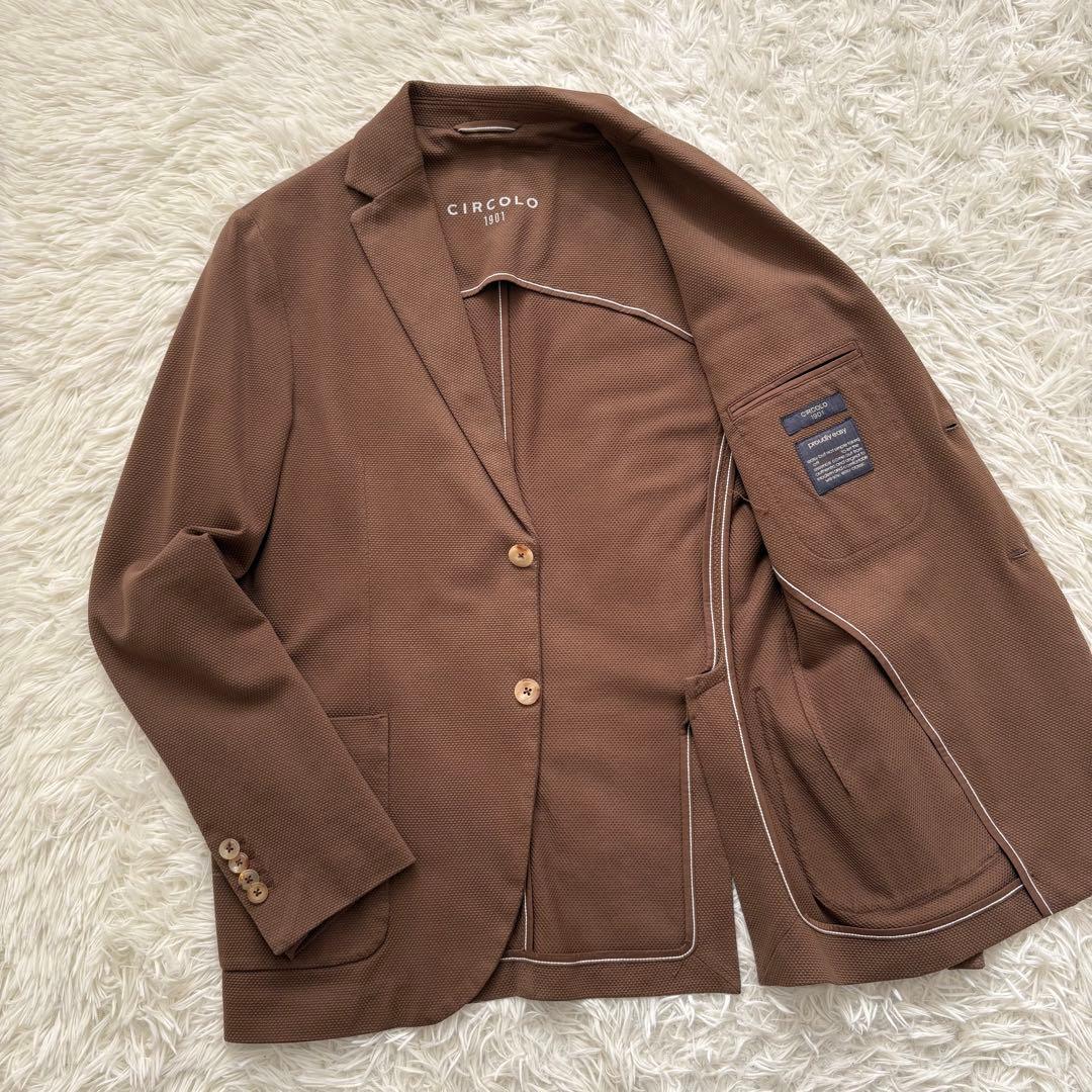 CIRCOLO1901 チルコロ テーラードジャケット 46 ストレッチ素材