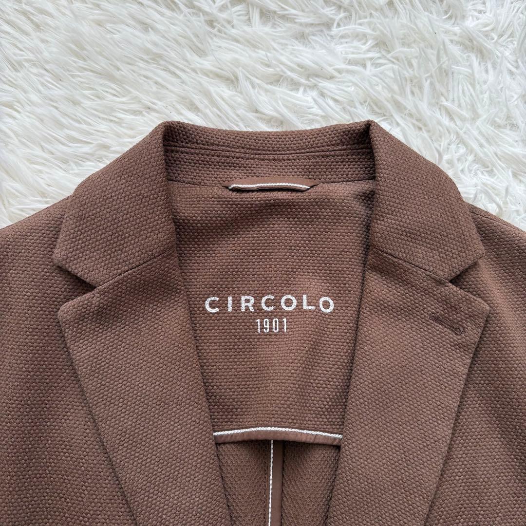 CIRCOLO1901 チルコロ テーラードジャケット 46 ストレッチ素材