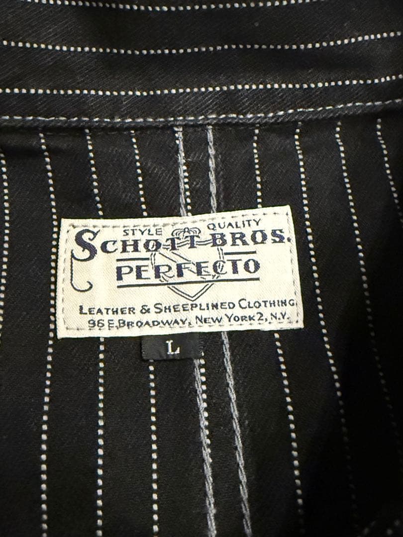 schott ショット　オールドヒッコリー デニムジャケット　L
