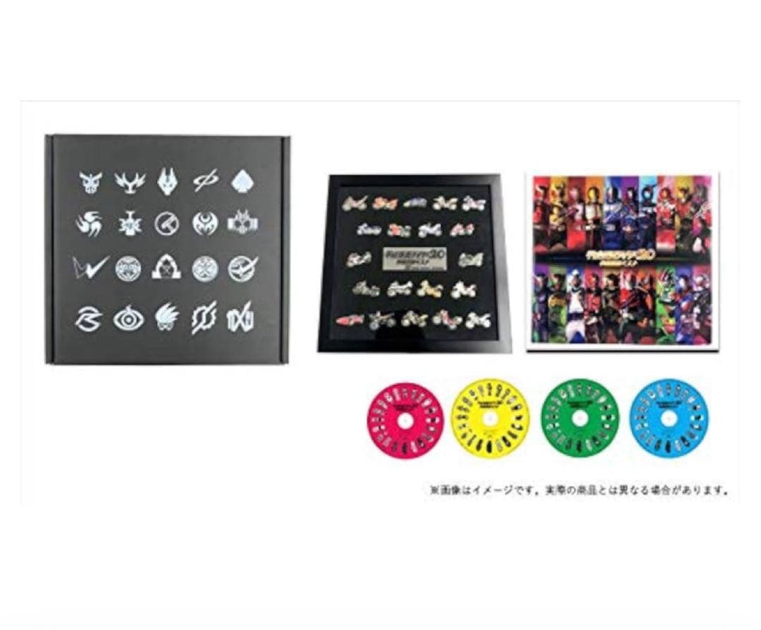 平成仮面ライダー20作品記念ベスト　4CD＋ピンバッジ　新品未開封品