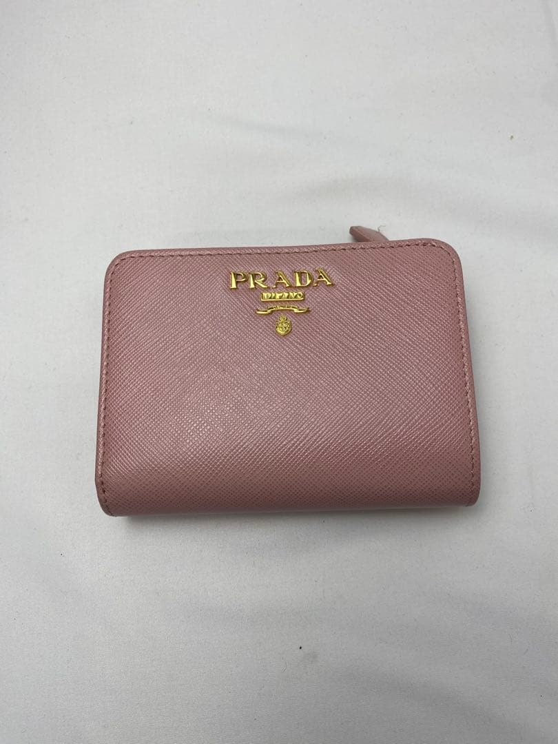 キ*️様 【箱/カード付】PRADA プラダ サフィアーノ 1ML018 財布