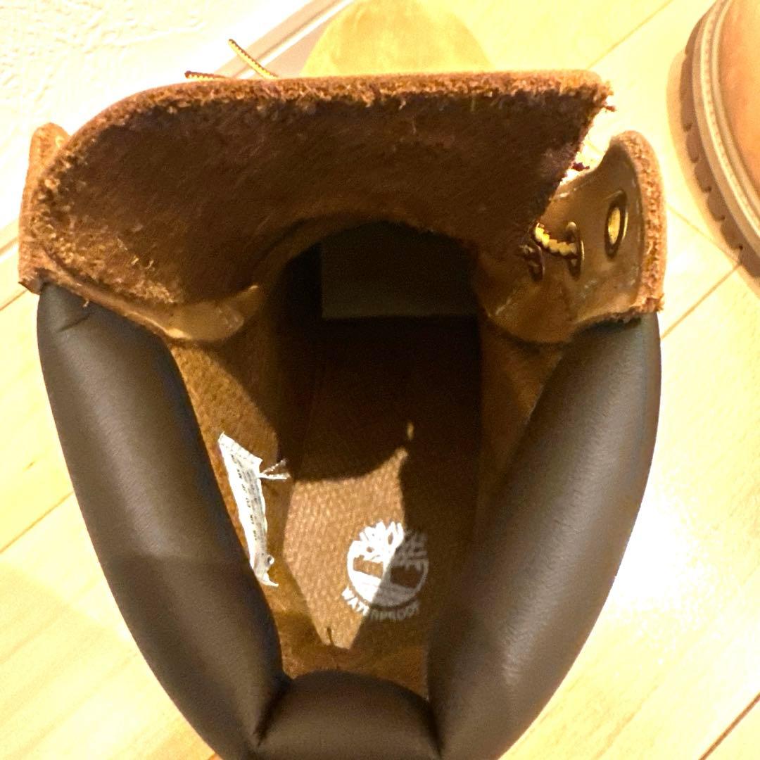 【超美品】Timberland ティンバーランド 本革イエローブーツ 23cm