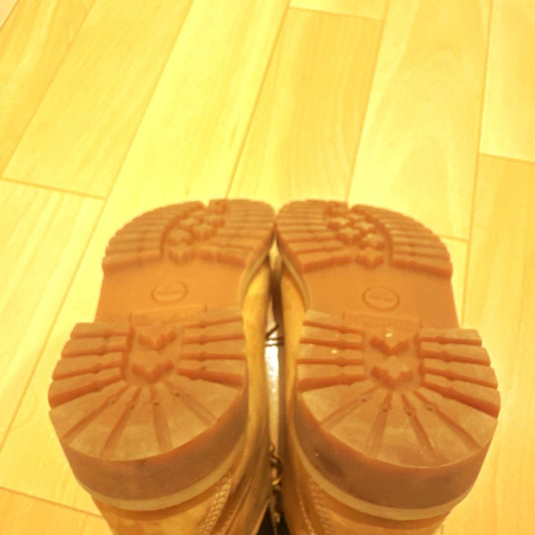 【超美品】Timberland ティンバーランド 本革イエローブーツ 23cm