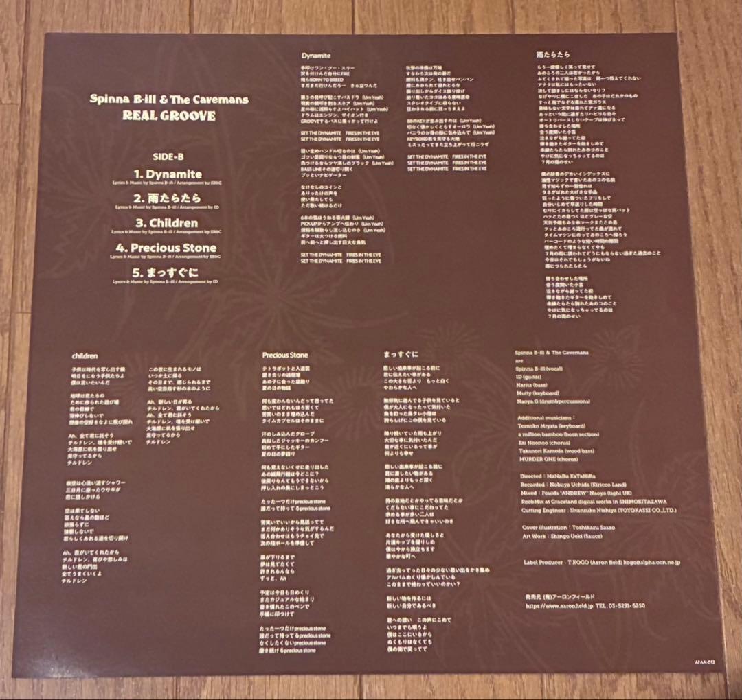 邦楽 REAL GROOVE / Spinna B-ill (LP)