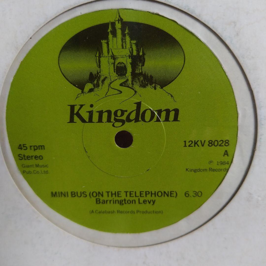 美品UKオリジナルBarrington Levy / MINI BUS限定盤