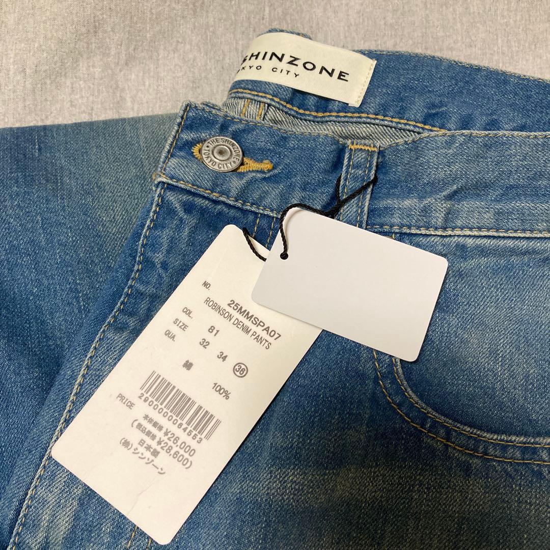 新品未使用 Shinzone ROBINSON DENIM PANTS 36