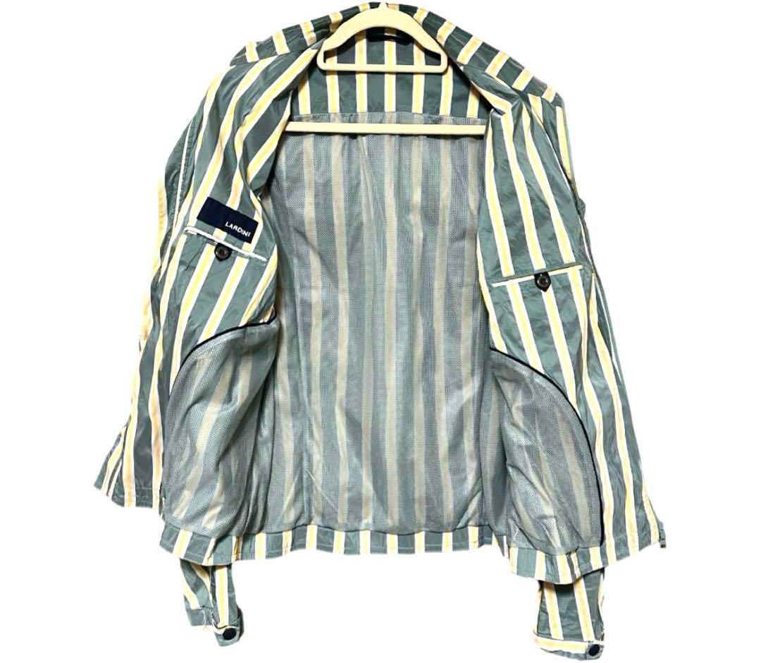 LARDINI ラルディーニ ストライプジャケット サイズ50