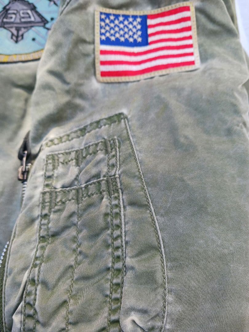 き*ら様 HOUSTON　MA-1 リバーシブルフライトジャケット U.S. N