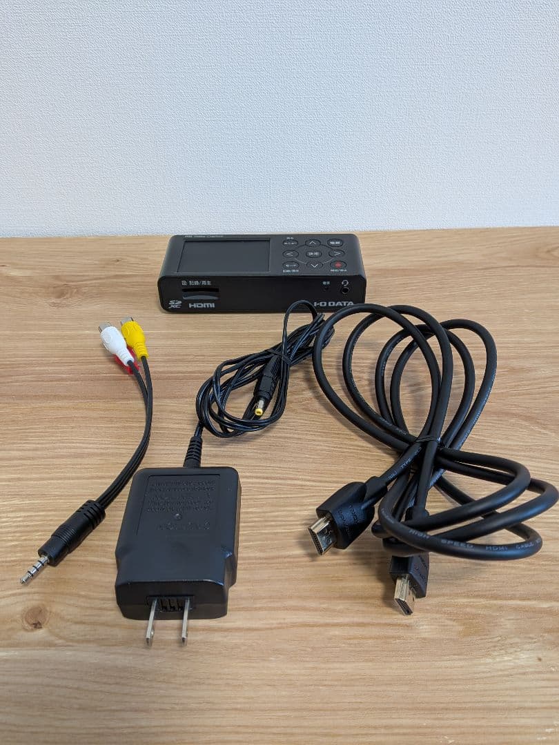 I-O DATA HDMIキャプチャー 本体と付属品