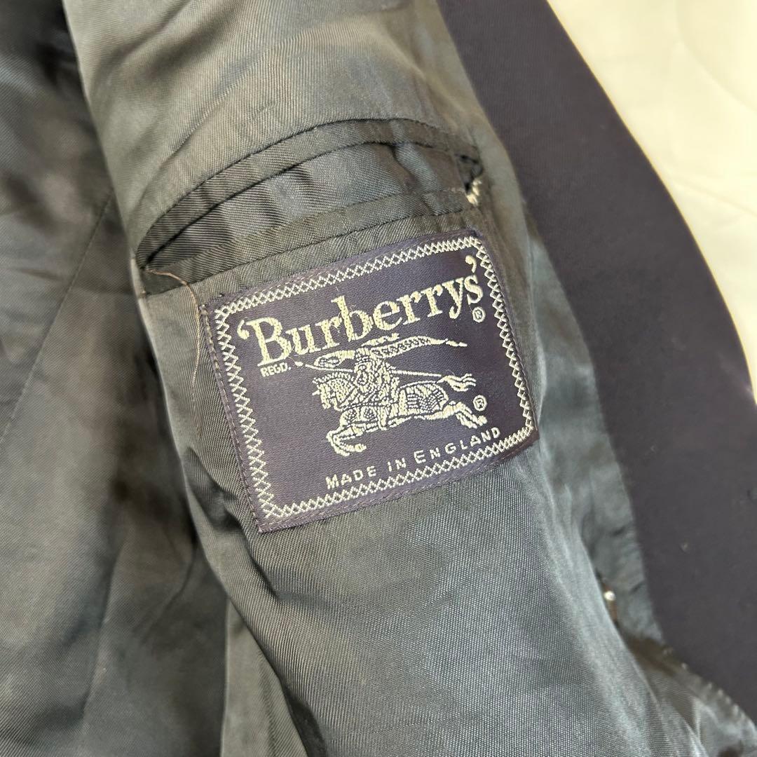 BURBERRYS' テーラードジャケット 紺ブレ 金ボタン ネイビー 6B
