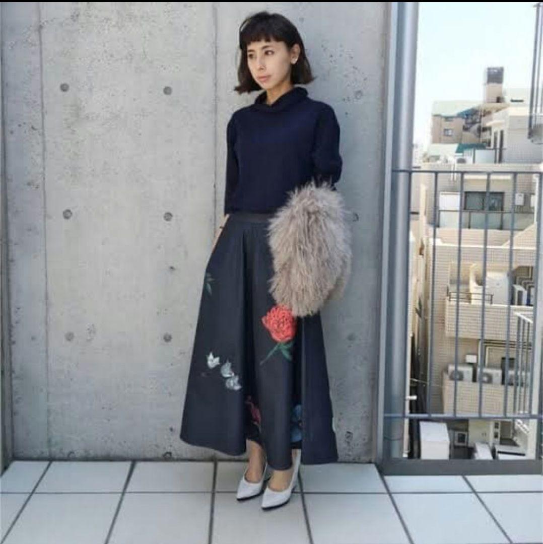 AMERI Vintage アメリヴィンテージ　アマンダフレアスカート　ブラック