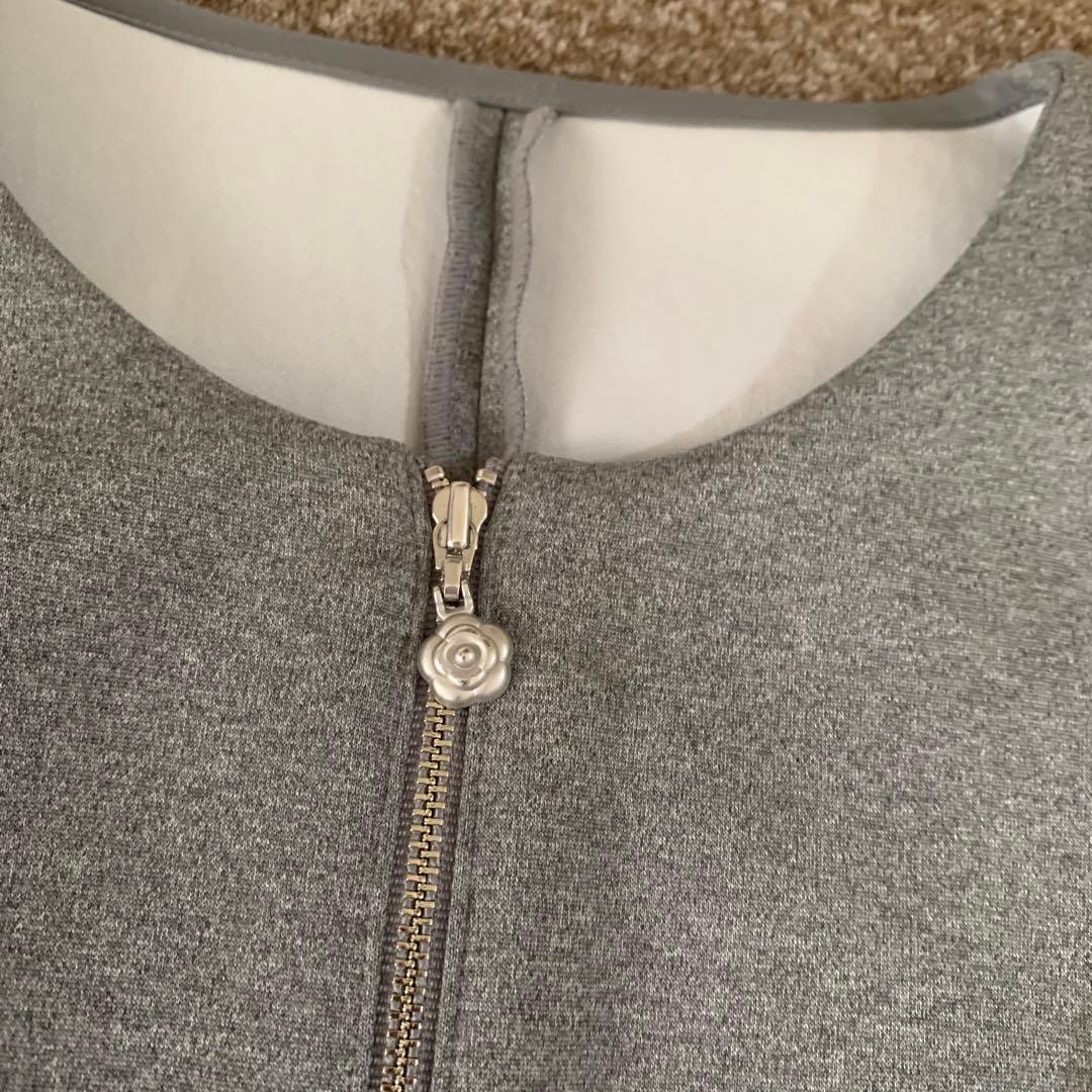 新品未使用　Rene ルネ ストレッチコートワンピース グレー 36