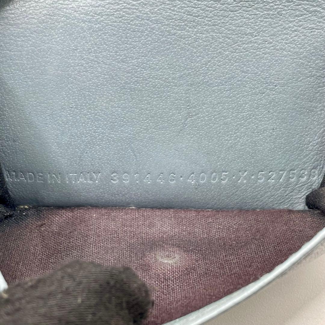 ✨極美品✨BALENCIAGA ペーパーミニウォレット 三つ折財布 カーフレザー