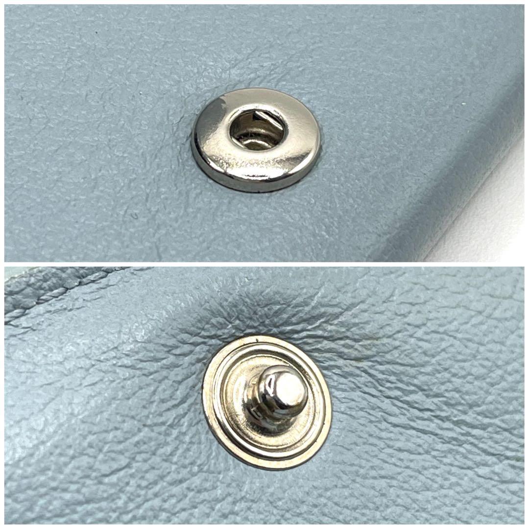 ✨極美品✨BALENCIAGA ペーパーミニウォレット 三つ折財布 カーフレザー