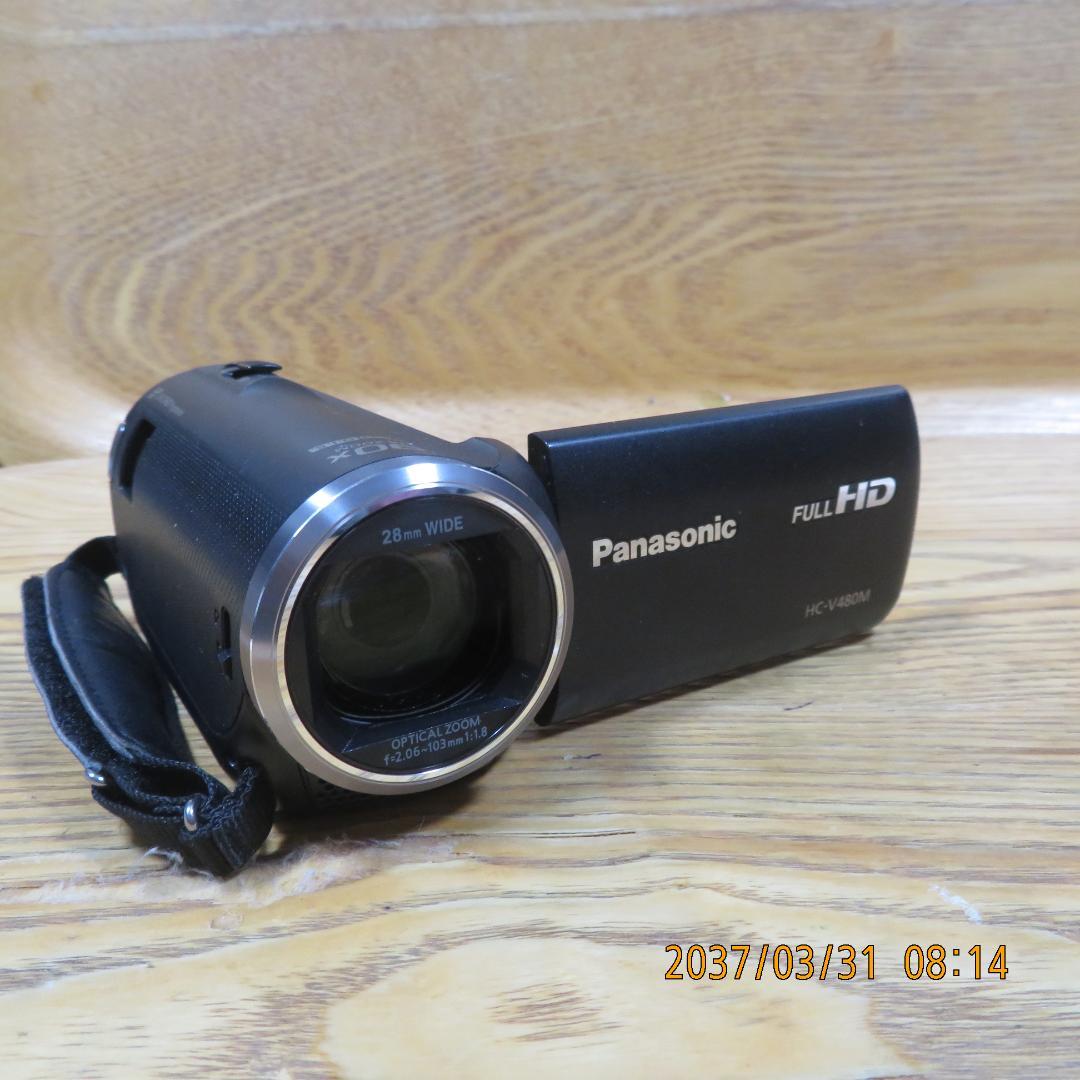 【美品】　Panasonic ビデオカメラ　 HC-V480M ブラック