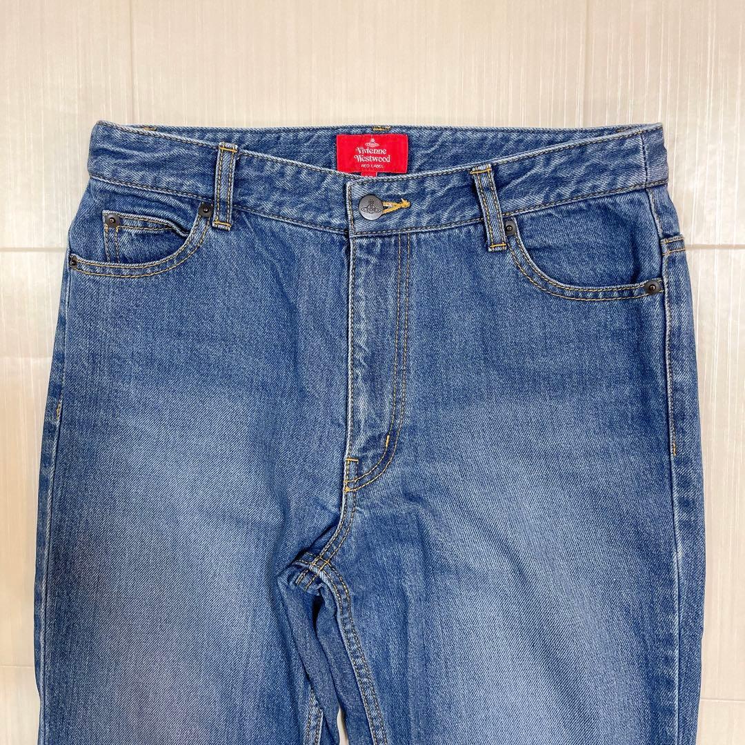 みのりこさま専用 Vivienne Westwood デニムパンツ オーブ刺繍