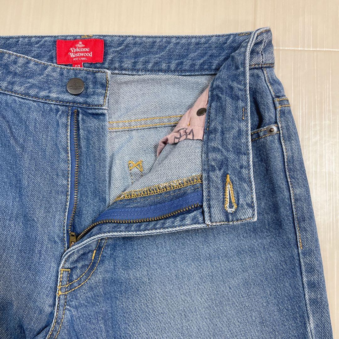 みのりこさま専用 Vivienne Westwood デニムパンツ オーブ刺繍