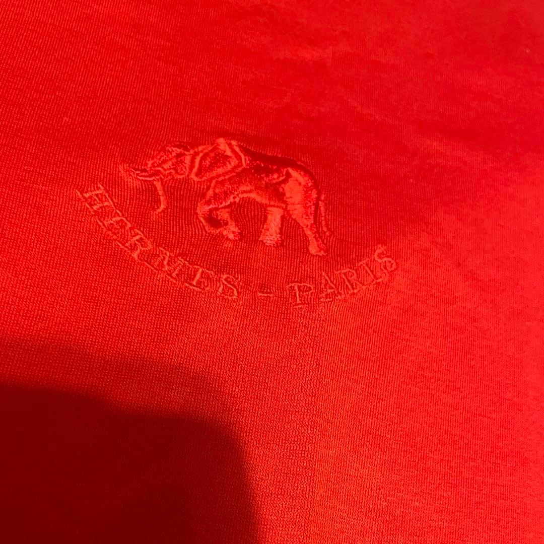 超希少☆美品☆エルメス HERMES 象刺繍レディース S