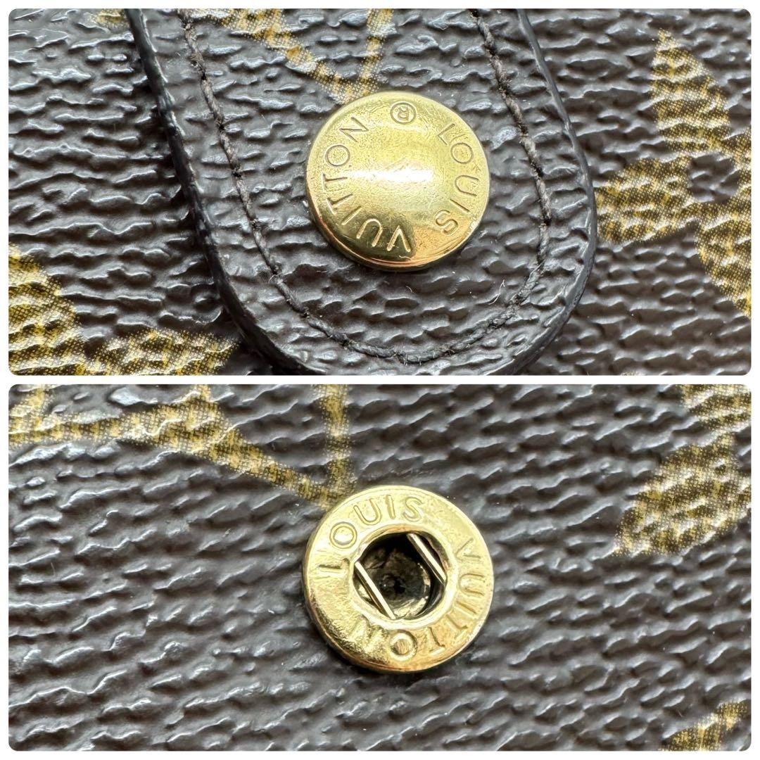 【美品】ルイヴィトン　モノグラム　ヴィエノワ　折り財布　wallet　財布