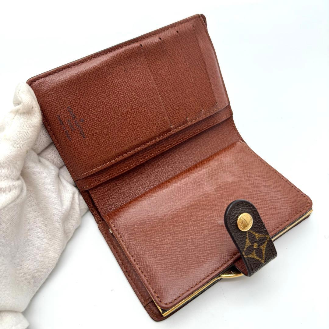 【美品】ルイヴィトン　モノグラム　ヴィエノワ　折り財布　wallet　財布