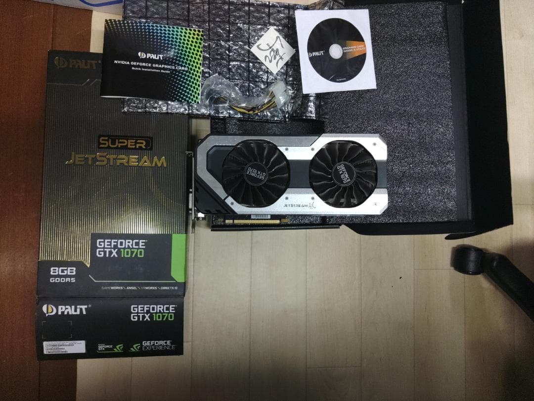 グラフィックボード・グラボ・ビデオカード PALIT JETSTREAM GEFORCE GTX1070(8GB)