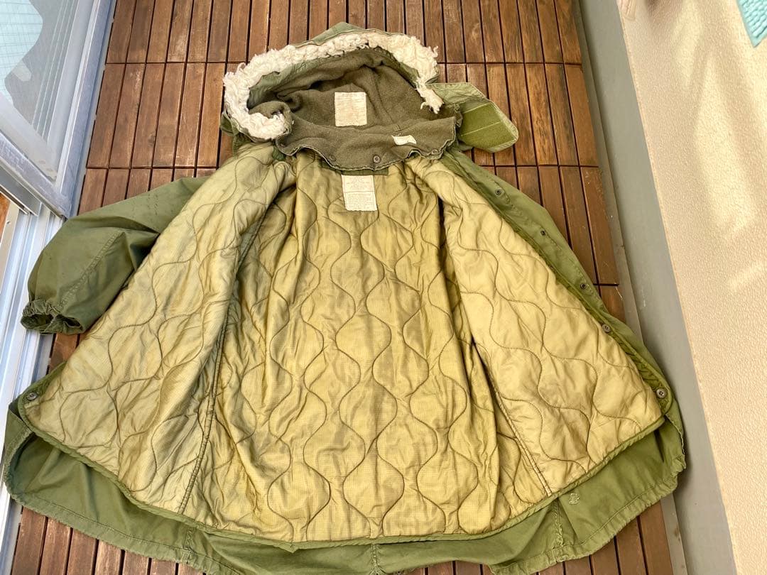 M65フィッシュテール3点セット　Mサイズ　フィールドパーカー　緑￼