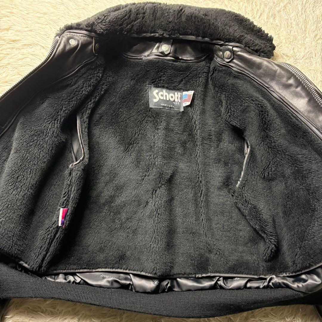 美品■schott フライトジャケット　G-1 184SM 本革　USA製　40