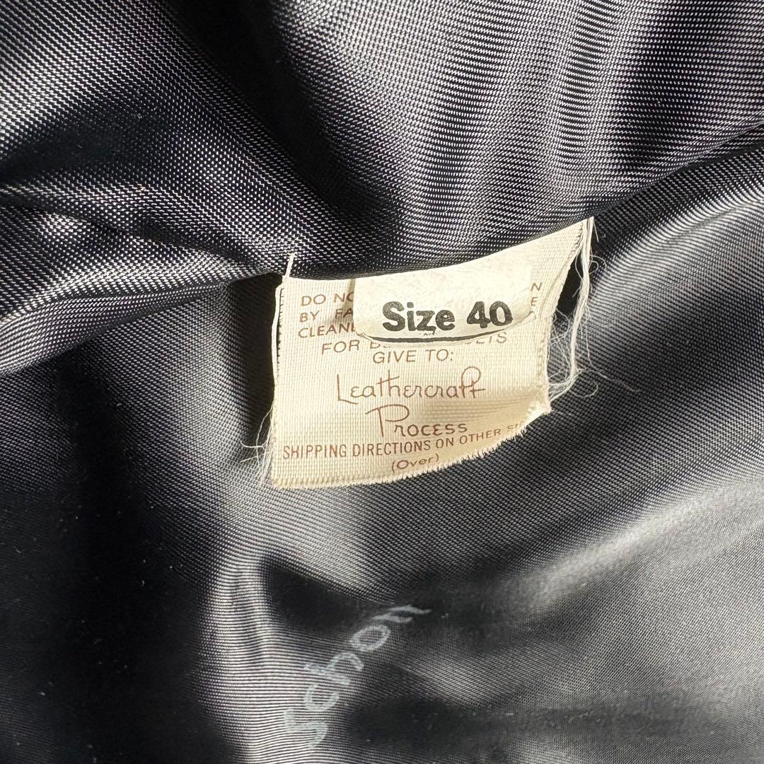 美品■schott フライトジャケット　G-1 184SM 本革　USA製　40