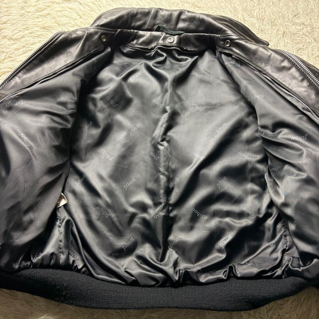 美品■schott フライトジャケット　G-1 184SM 本革　USA製　40