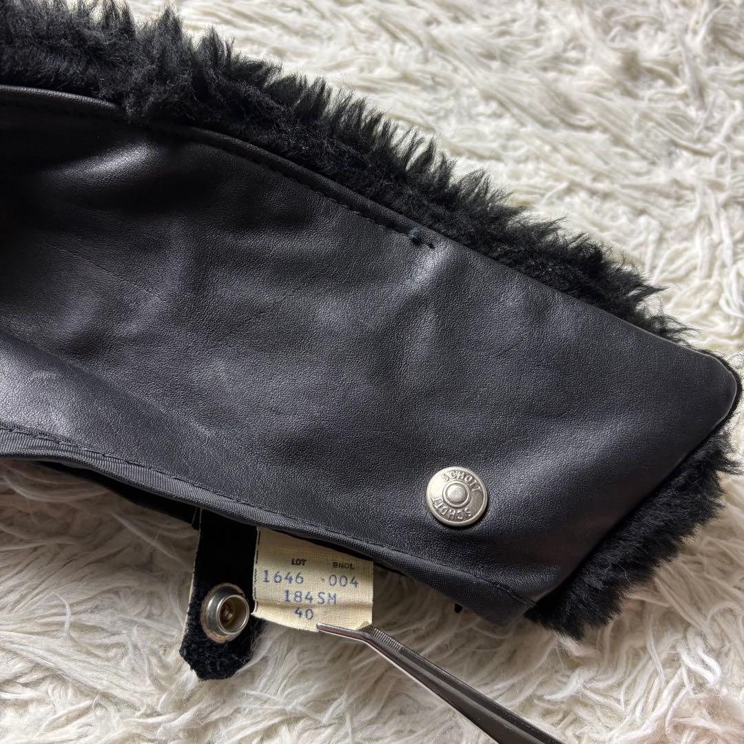 美品■schott フライトジャケット　G-1 184SM 本革　USA製　40