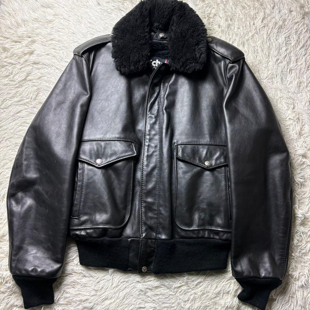 美品■schott フライトジャケット　G-1 184SM 本革　USA製　40