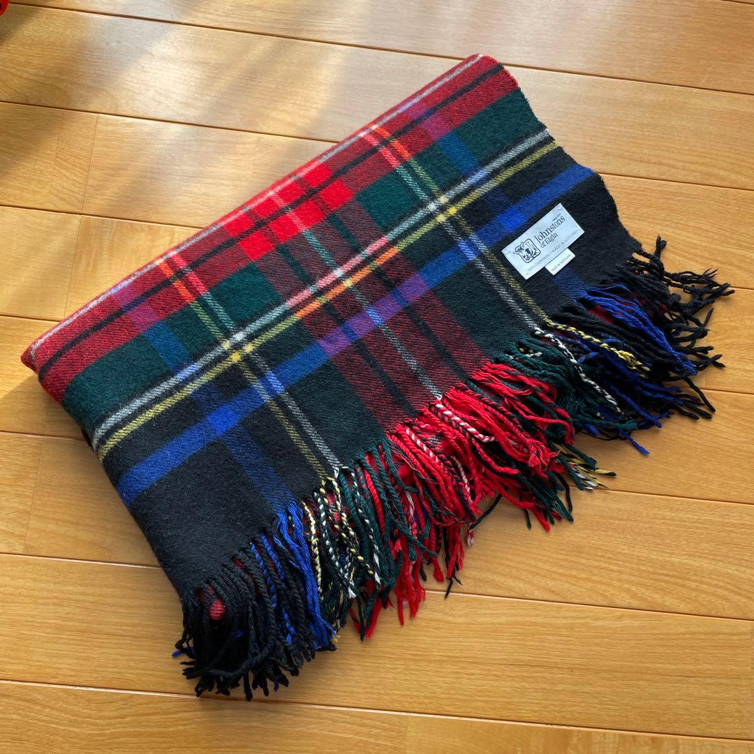【難あり】Johnstons of Elgin ♦︎カシミヤ 大判ストール