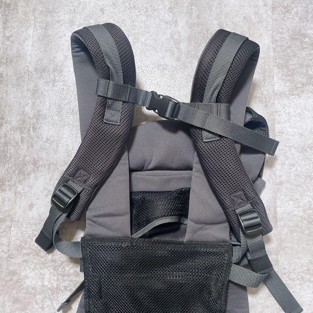 【付属品完備】Aprica アップリカ ラクリス ダークグレー 抱っこ紐