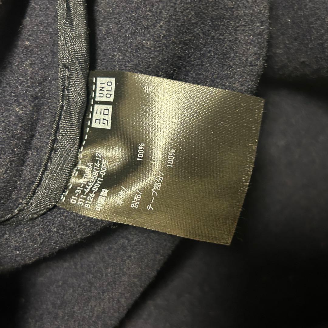 Ｌサイズ　ユニクロ +J ウール ダッフルコート ネイビー UNIQLO