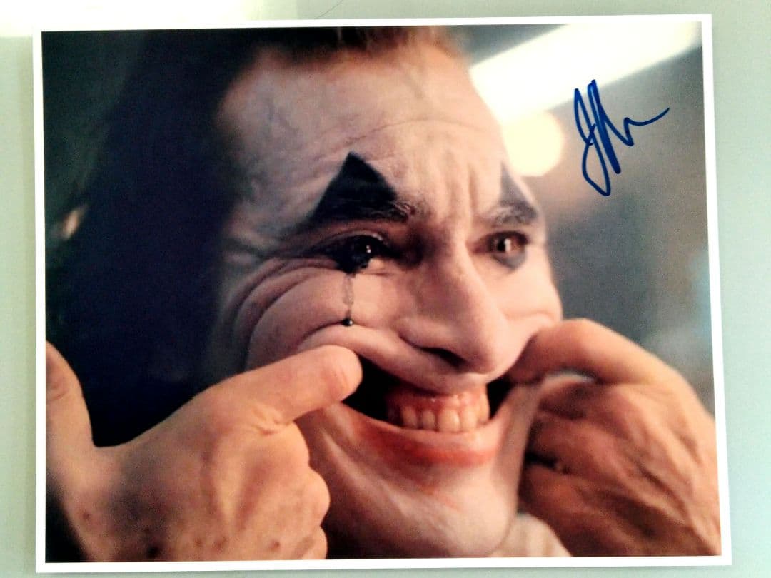 ホアキン・フェニックス直筆サイン入り超大型写真…Joaquin Phoenix