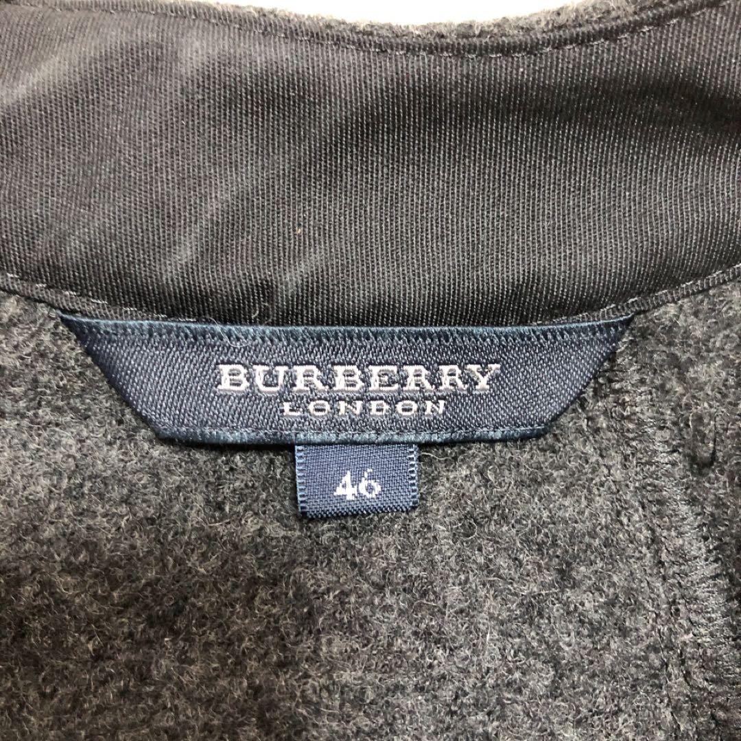 BURBERRY*バーバリーロンドン　大きいサイズ46　ニットワンピース　黒