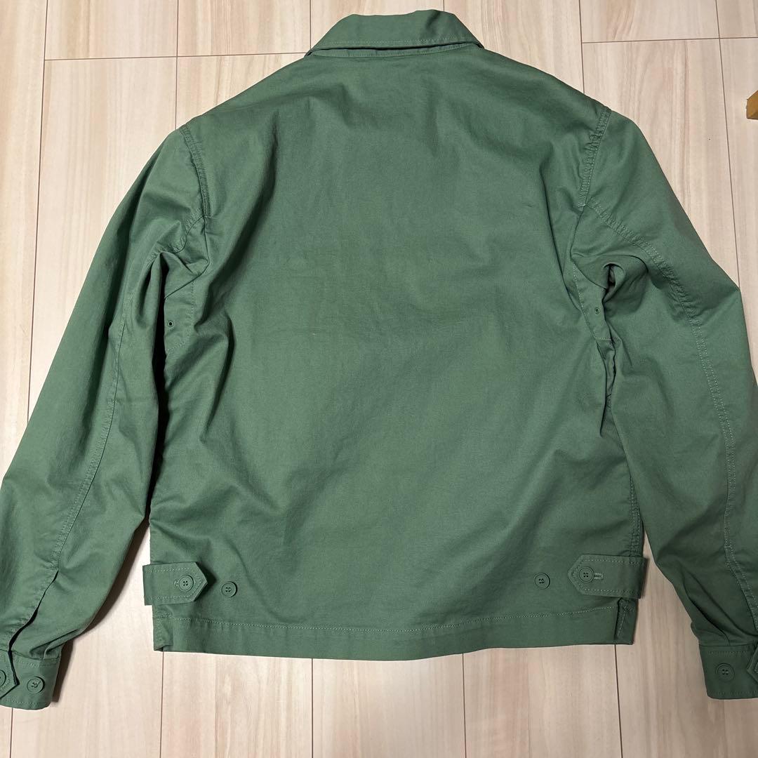 美品 LACOSTE スイングトップ カーキ ワンポイント S 春アウター
