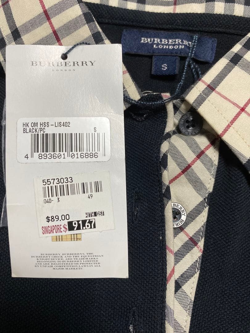 BURBERRY レディース半袖ポロシャツ S〜M