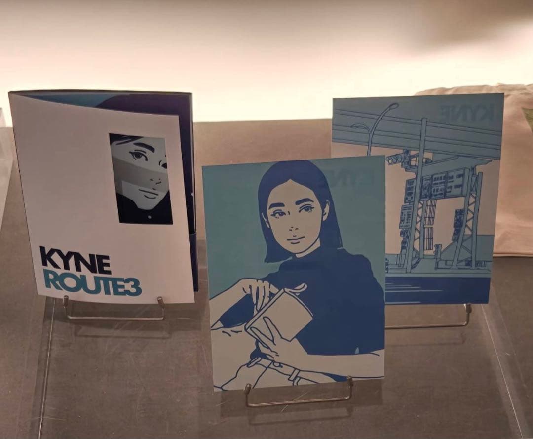 KYNE ROUTE3 キネ　韓国　個展　ポストカード