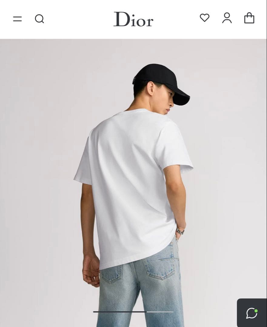 Diorホワイト Tシャツキング