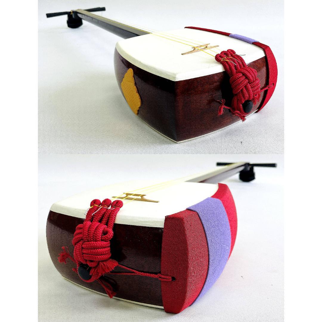 【ももの母】三味線 日本製 伝統工芸品 付属品多数【整備品】R8YE325