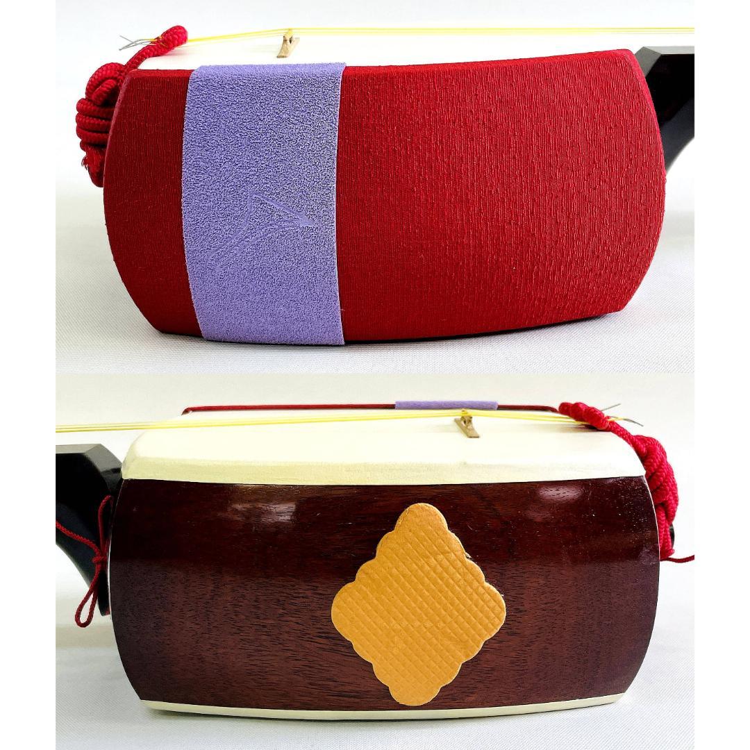 【ももの母】三味線 日本製 伝統工芸品 付属品多数【整備品】R8YE325