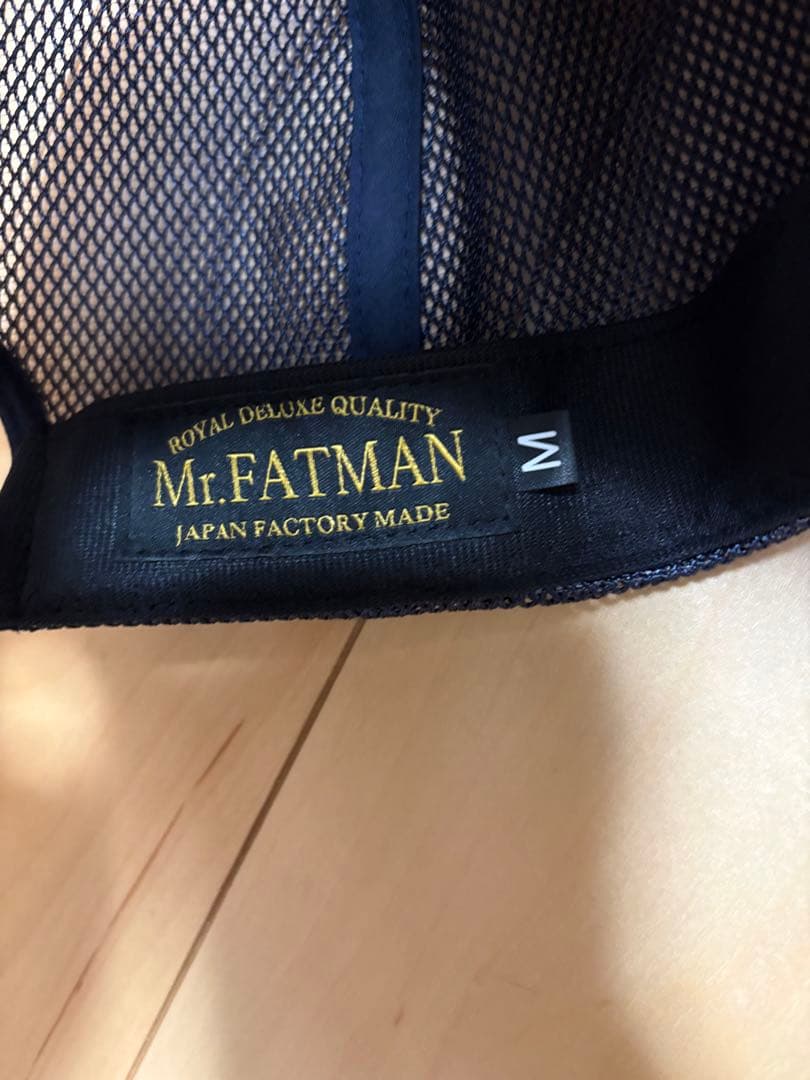 Mr. FATMAN ネイビー メッシュキャップ Mサイズ