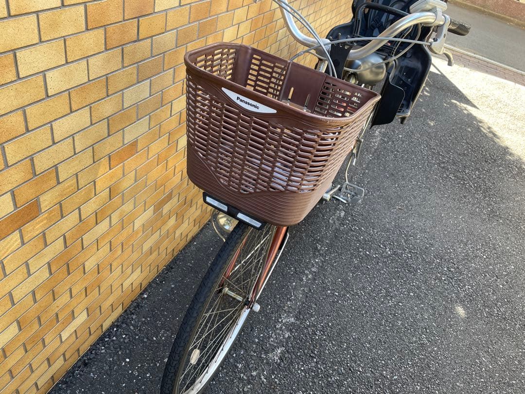 電動アシスト自転車 チャイルドシート付き ブラウン⚠️注意⚠️引き取り限定⚠️