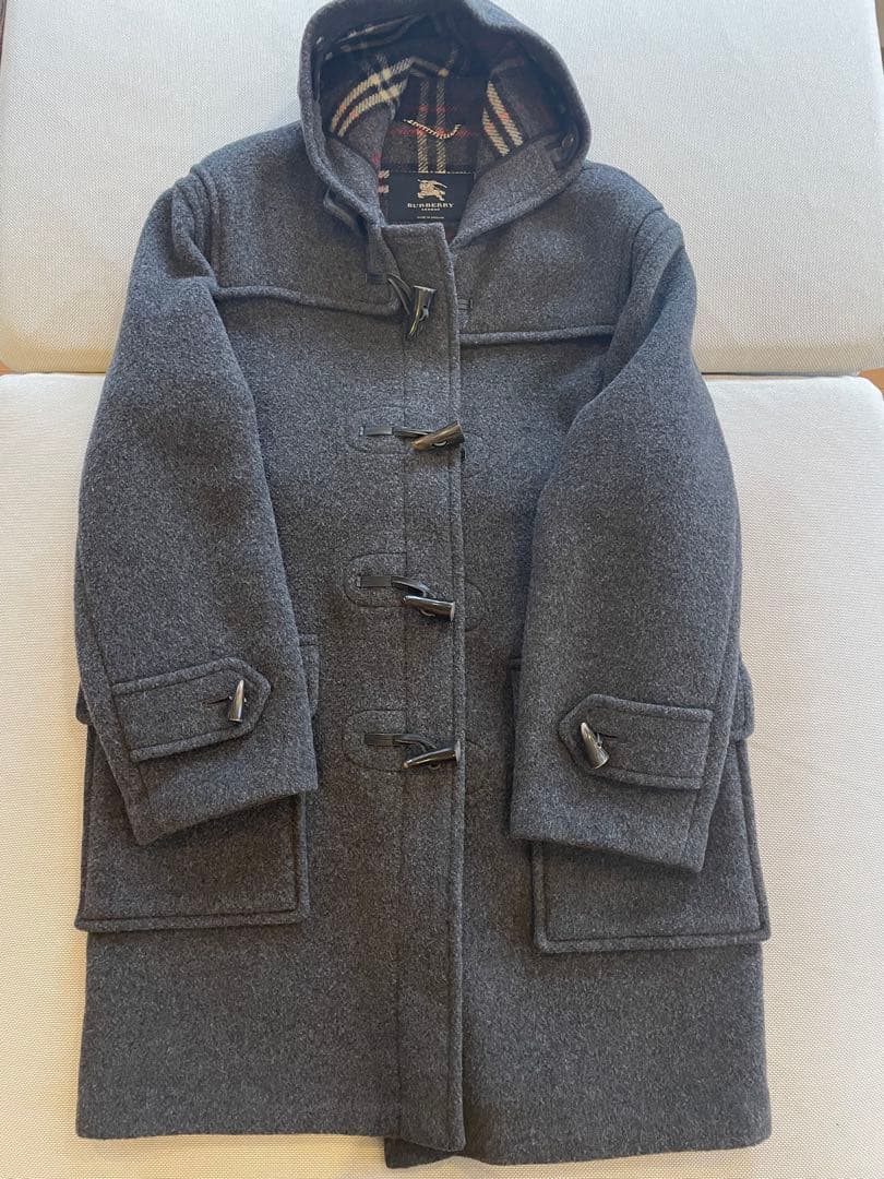 【未使用級】BURBERRY バーバリー スペシャリティ ダッフルコート　グレー